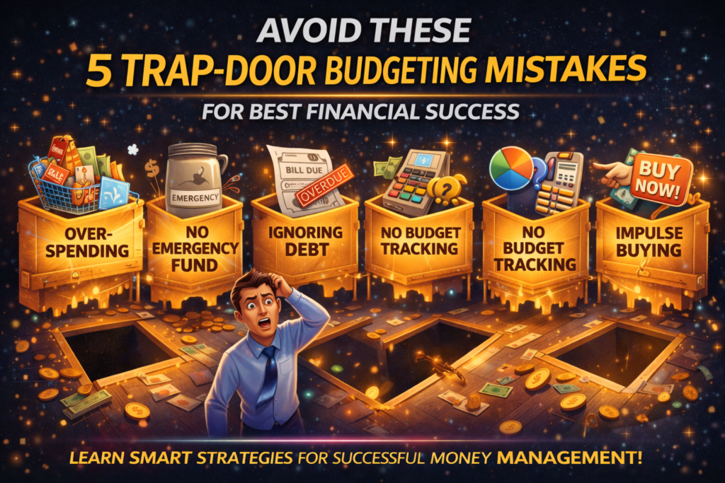 Avoid These 5 Trap-Door Budgeting Mistakes for Best Financial Success