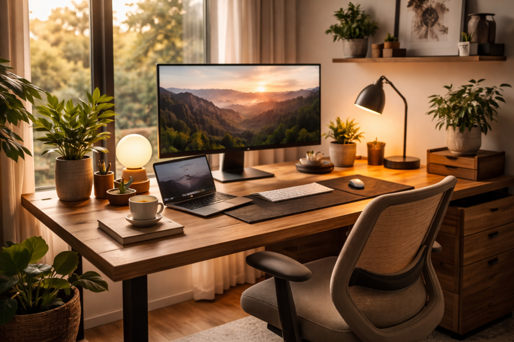 Home Best Office Aesthetics : Stylish powerful & Stunning Workspace